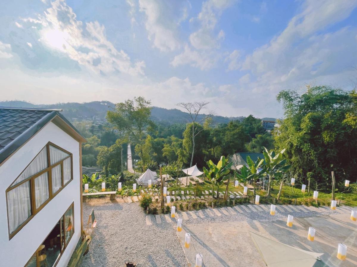 Micasa - Nha Gac Mai Tren Dinh Doi Villa Cao Bang Eksteriør bilde